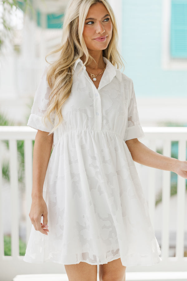 Nice Touch White Lace Babydoll Dress Shop the Mint Nice Touch White Lace Babydoll Dress Shop the Mint