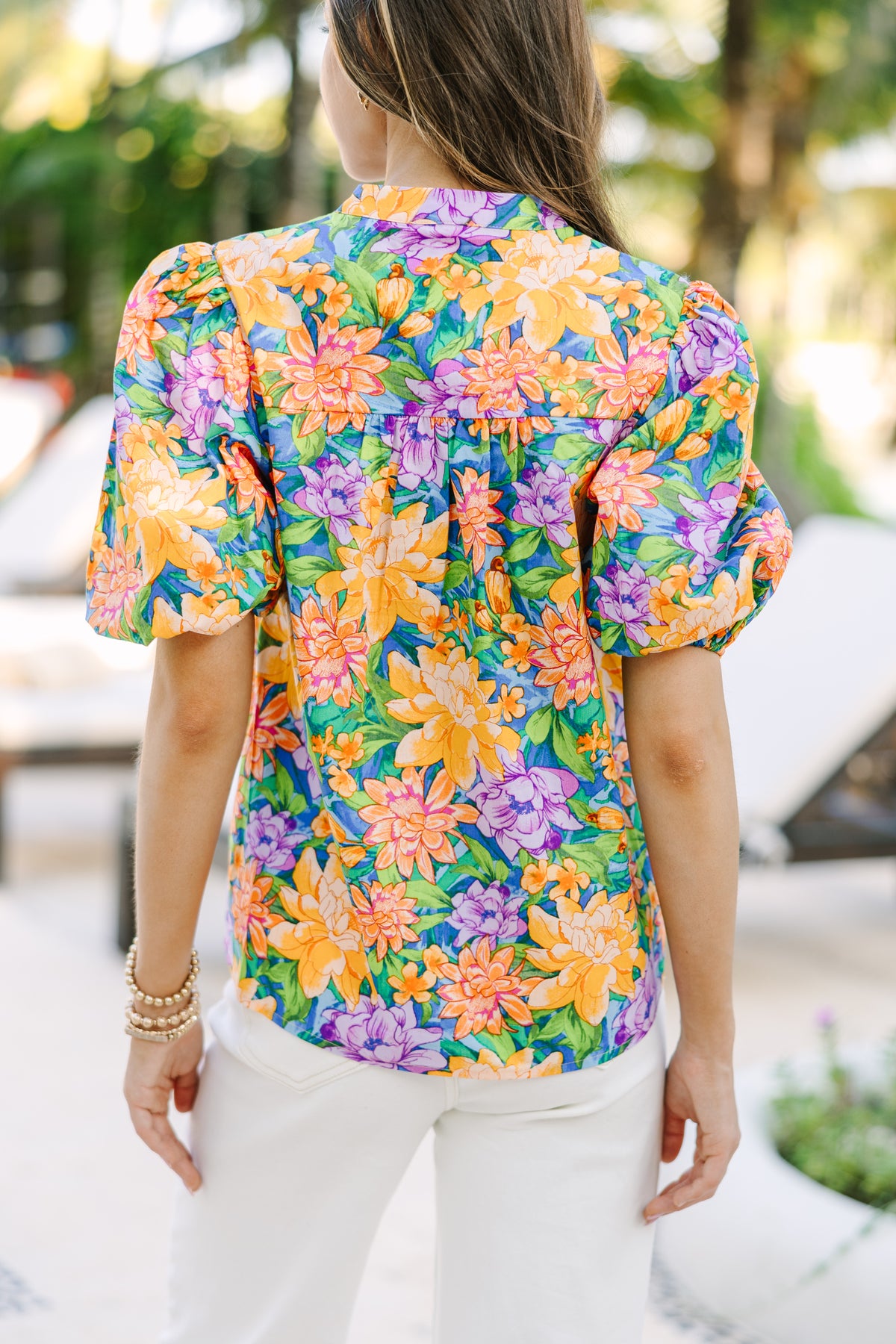 Moving Forward Blue Floral Blouse – Shop the Mint