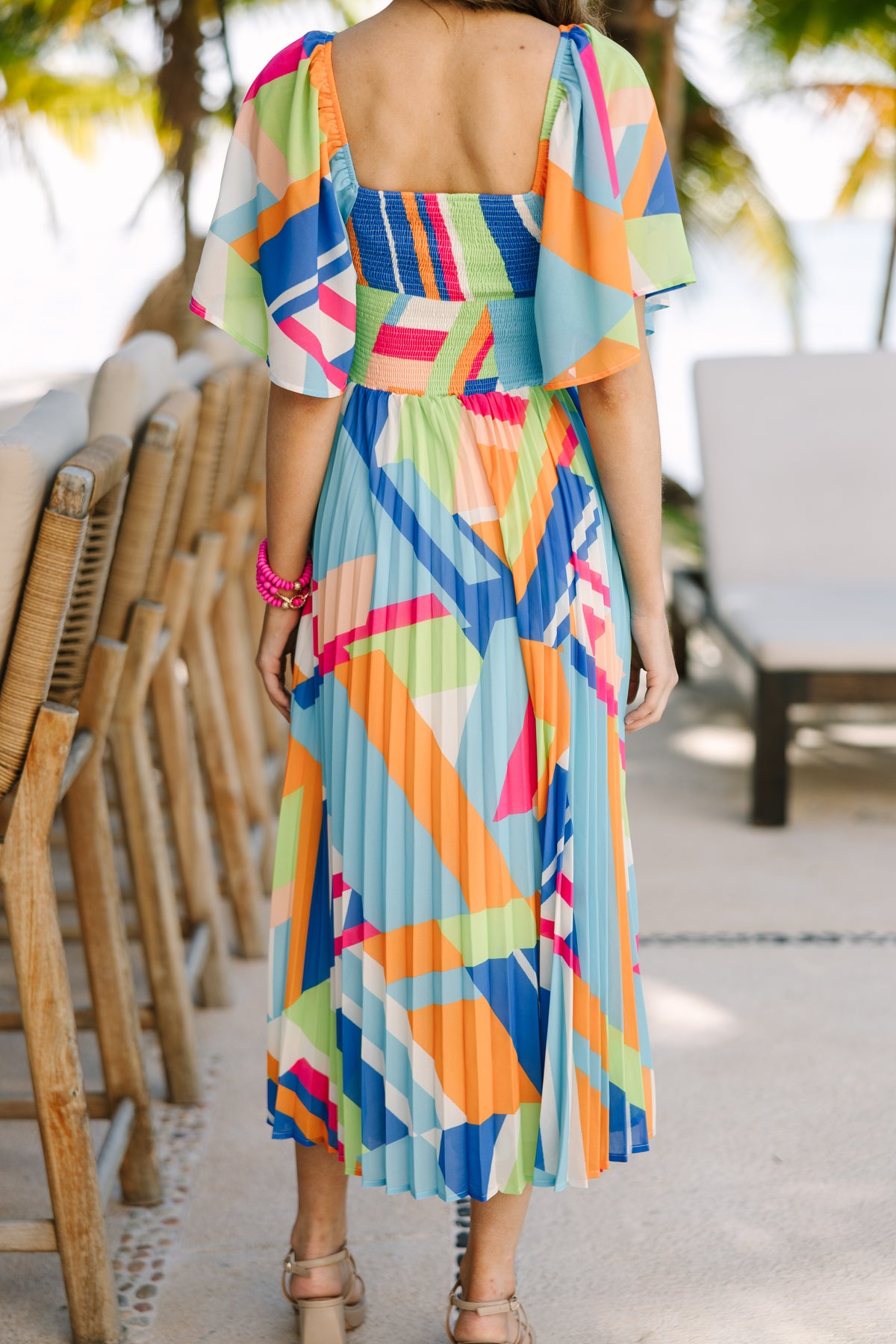 Abstract Midi Dress main image 0