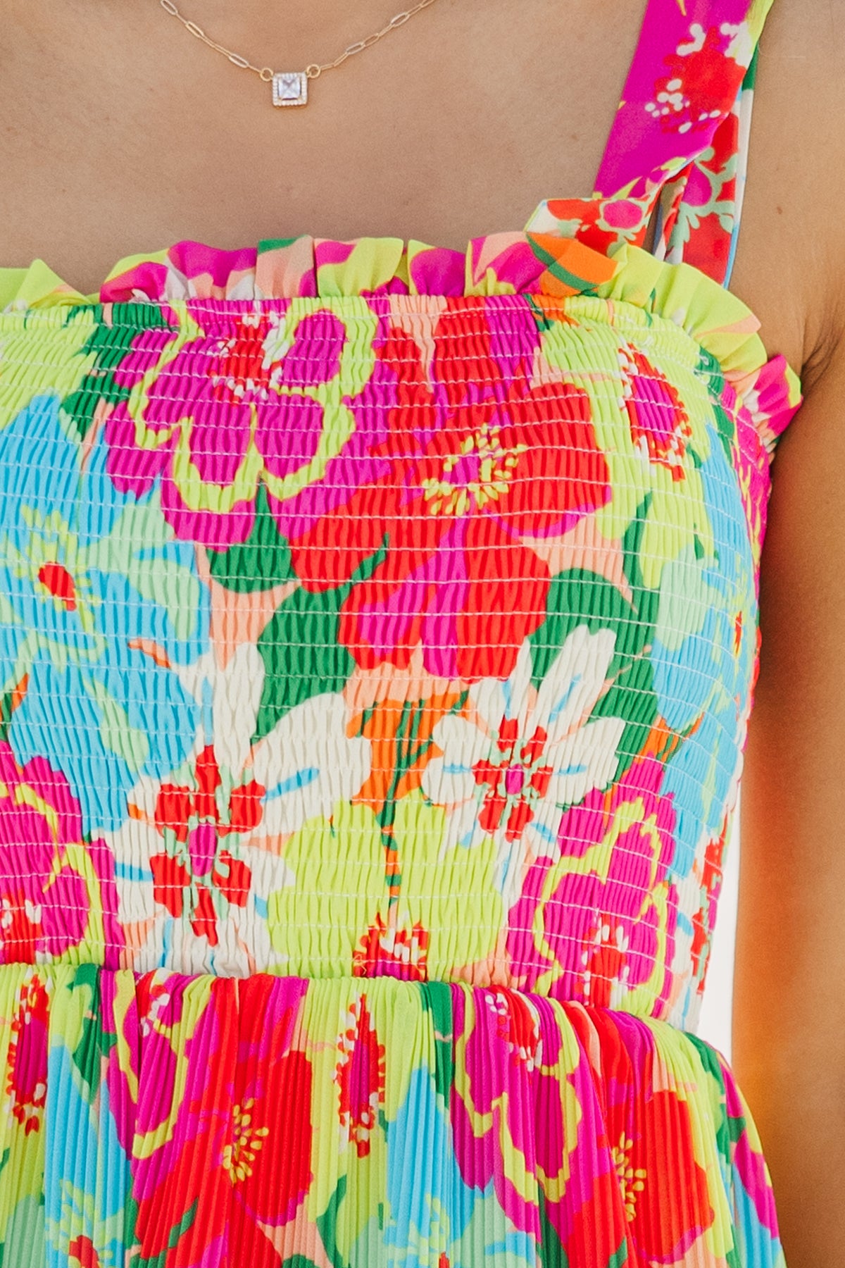 Live Boldly Yellow Floral Midi Dress – Shop the Mint