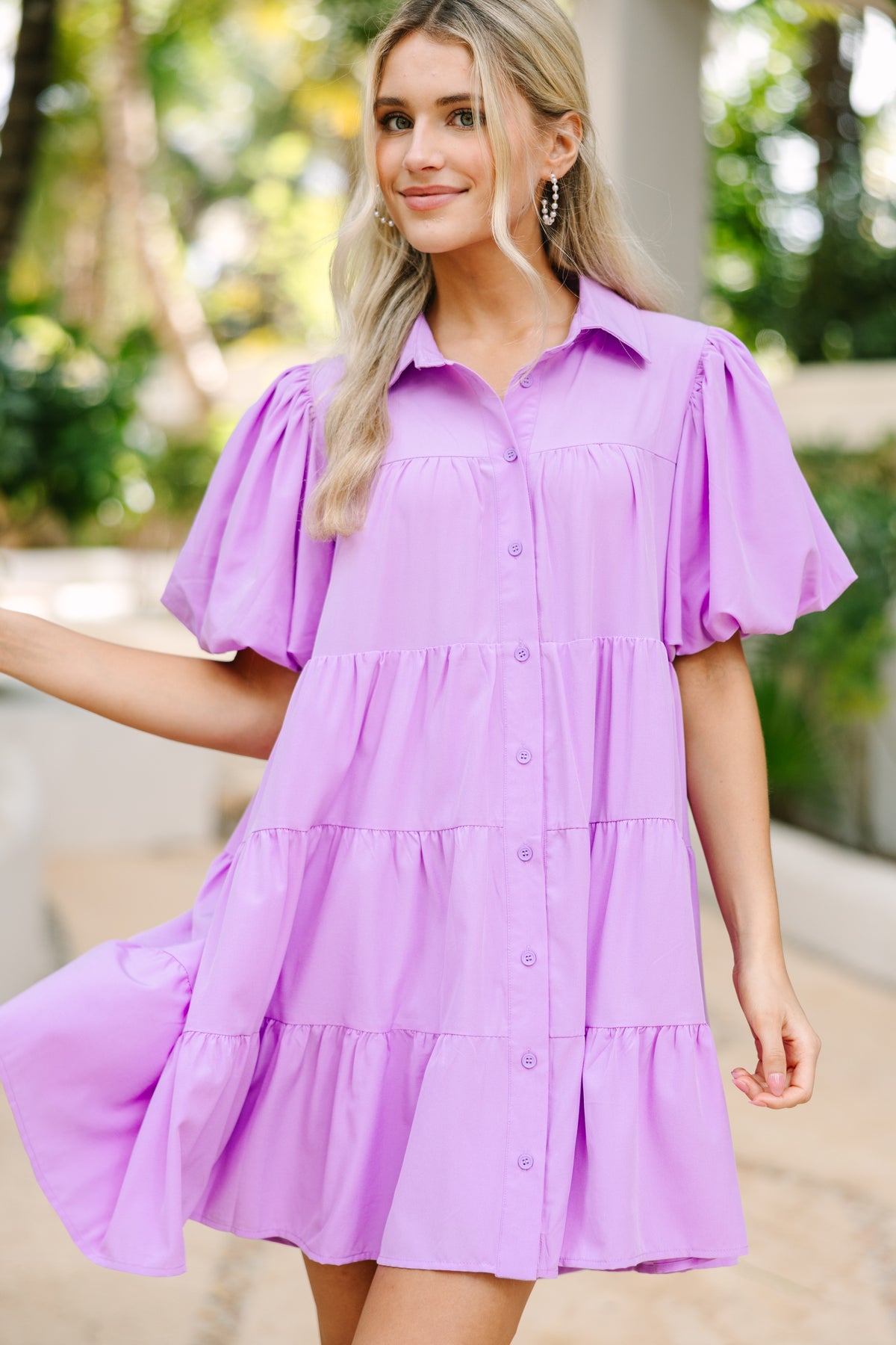 LAVENDER BABYDOLL DRESS main image 0