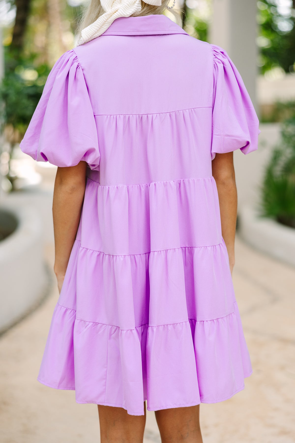 Make It So Lavender Purple Babydoll Dress – Shop the Mint