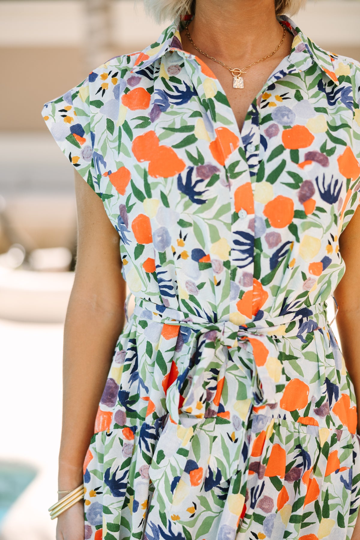 Feel Happy Floral Dress