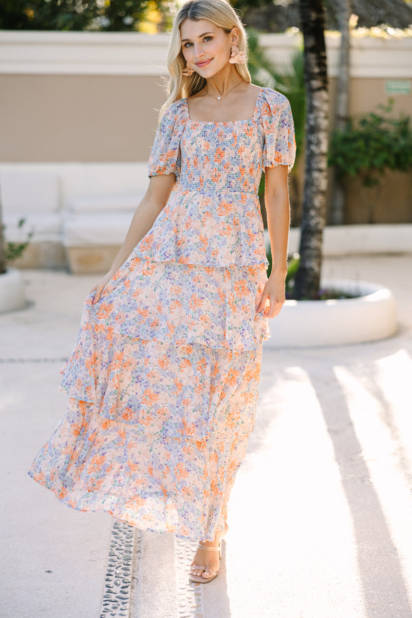 It's Your Day Orange Floral Maxi Dress Shop the Mint It's Your Day Orange Floral Maxi Dress Shop the Mint
