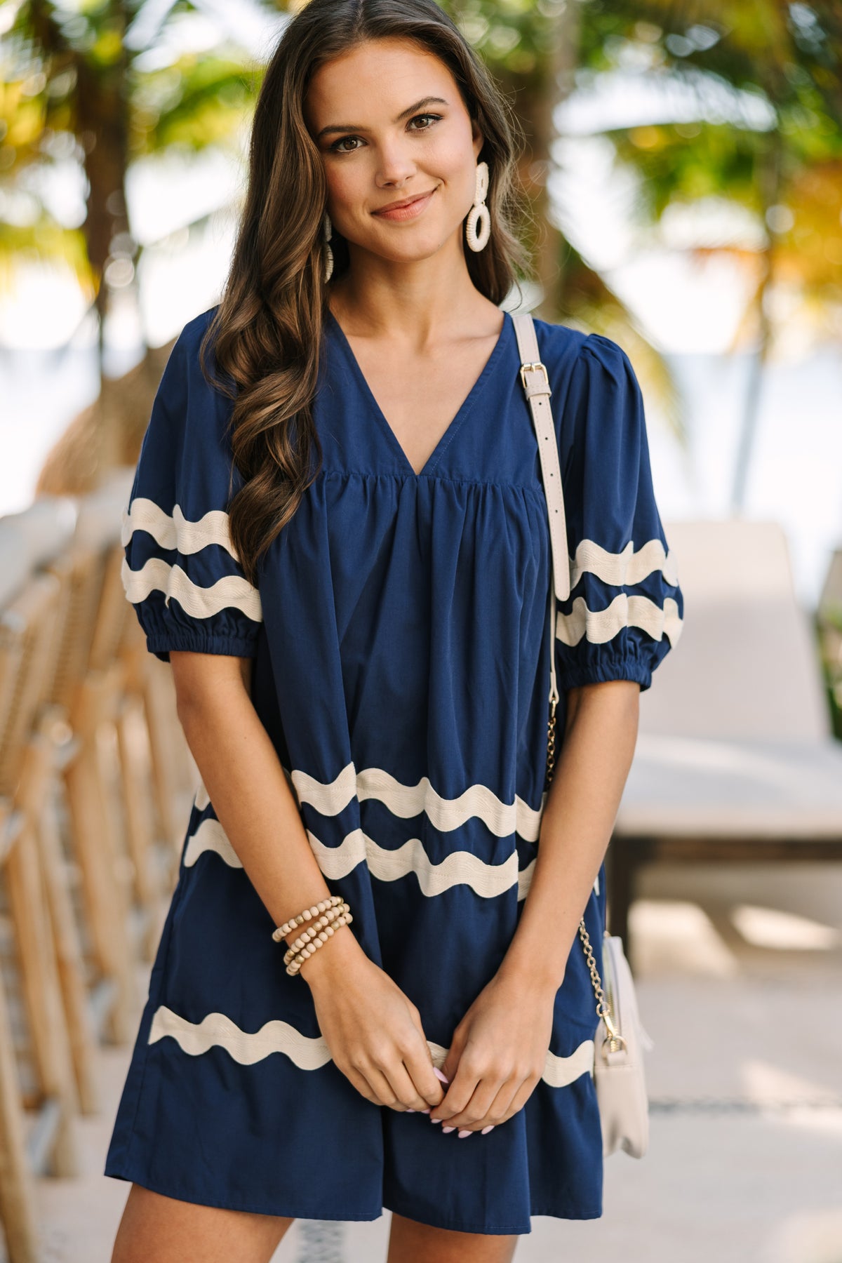 blue dress for baby girl Must Have Navy Baby Doll Dress TheBrownEyedGirl