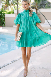 Filled WIth Joy Jade Green Baydoll Dress