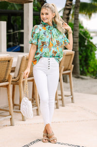 floral blouses, women's boutique blouses, workwear for spring