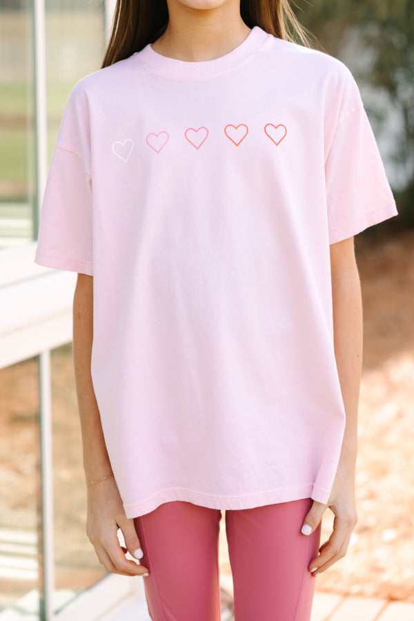 Girls: More To Love Blush Pink Graphic Tee