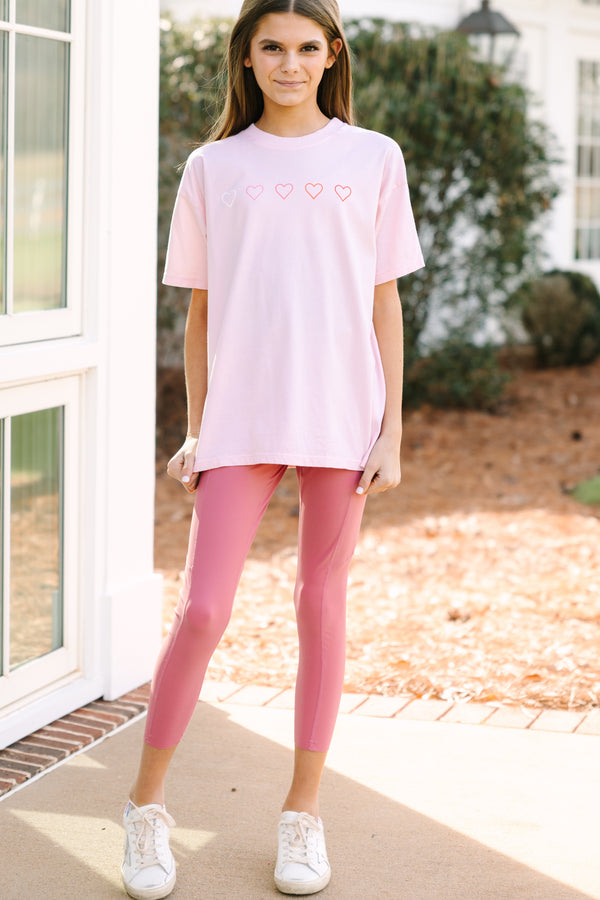 Girls: More To Love Blush Pink Graphic Tee