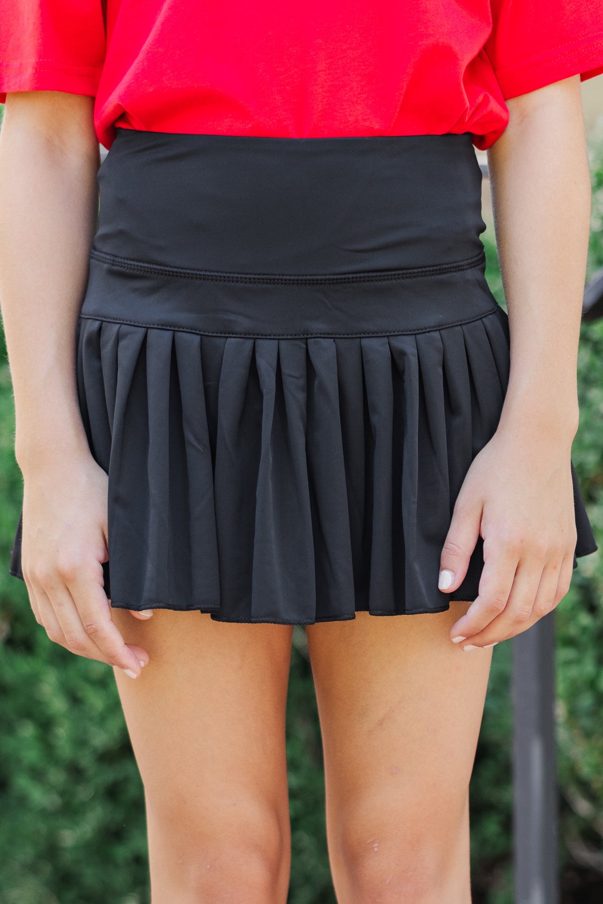Girls black skort sale