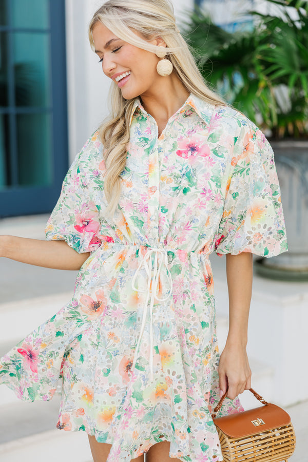 Feeling So Right Pink Floral Dress