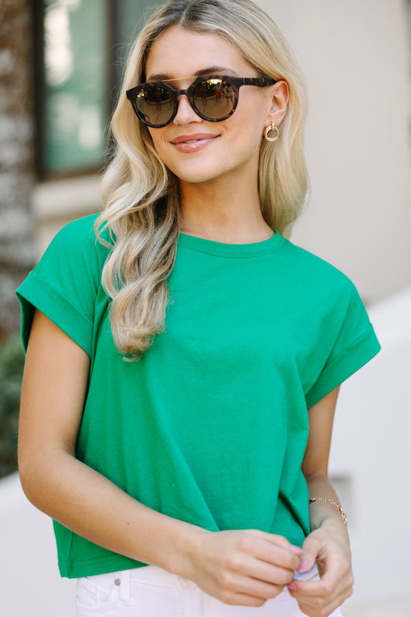 All In A Day Kelly Green Tee