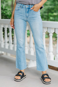 Loud And Proud Light Wash Cropped Jeans