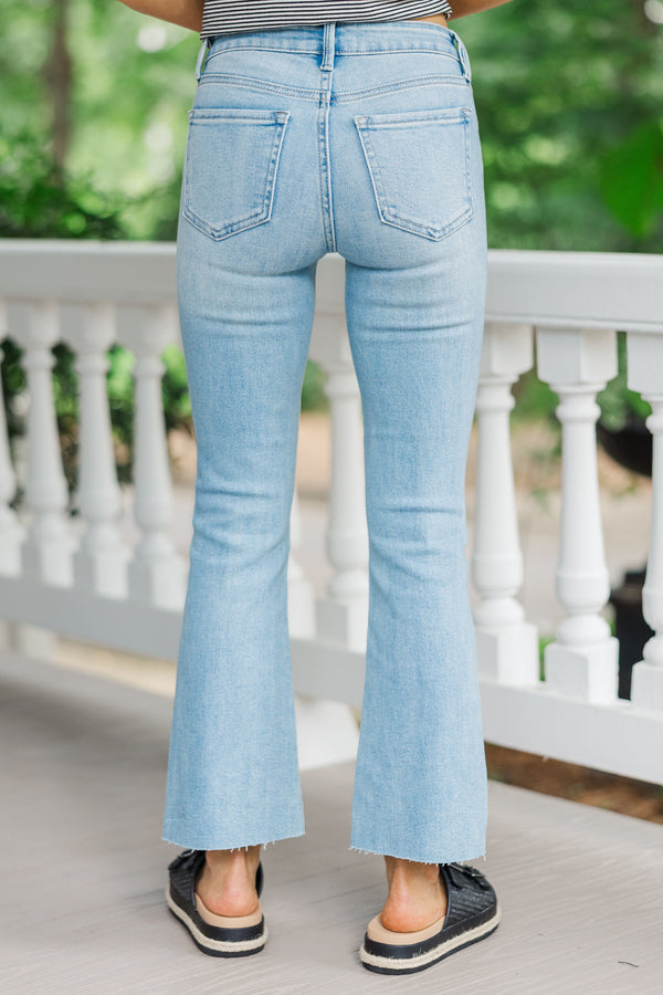 Loud And Proud Light Wash Cropped Jeans