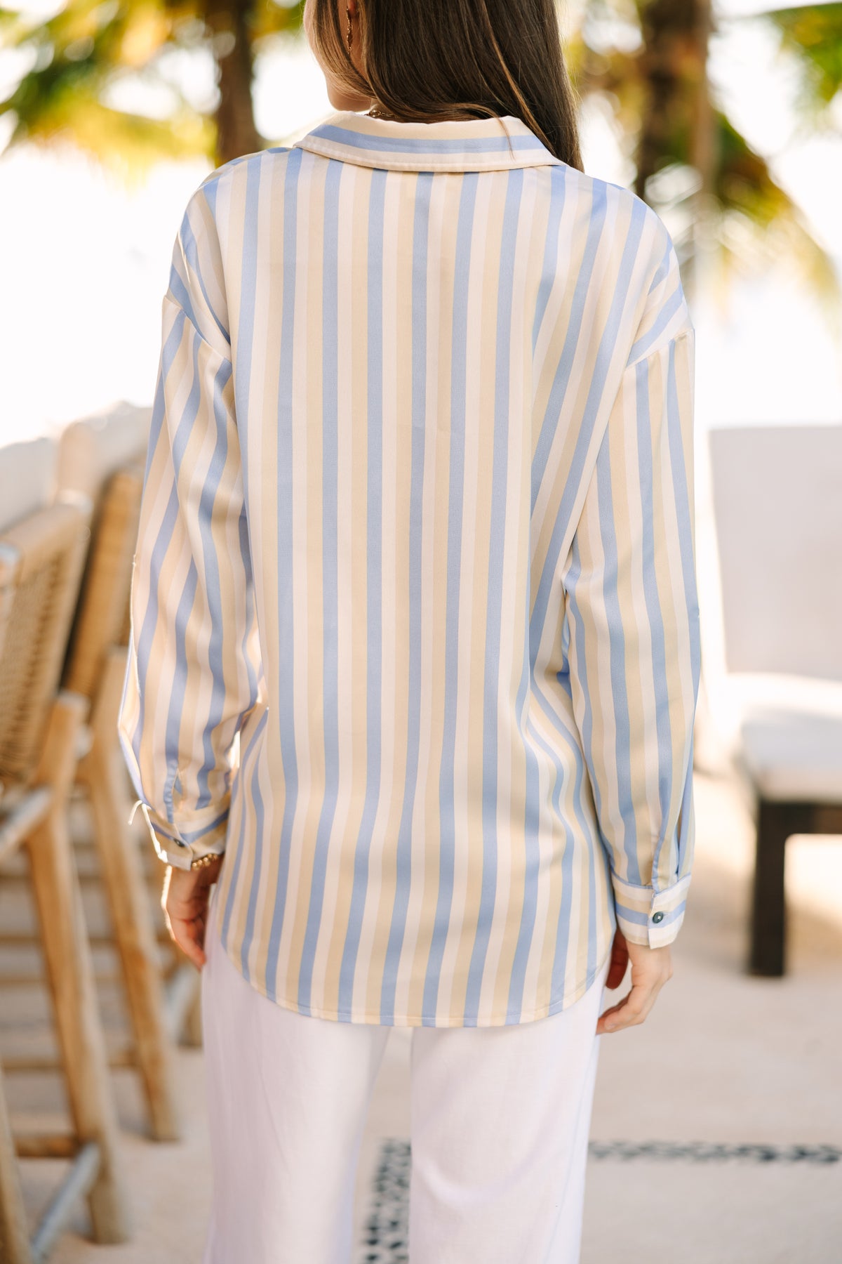 Chams Stripe Blouse