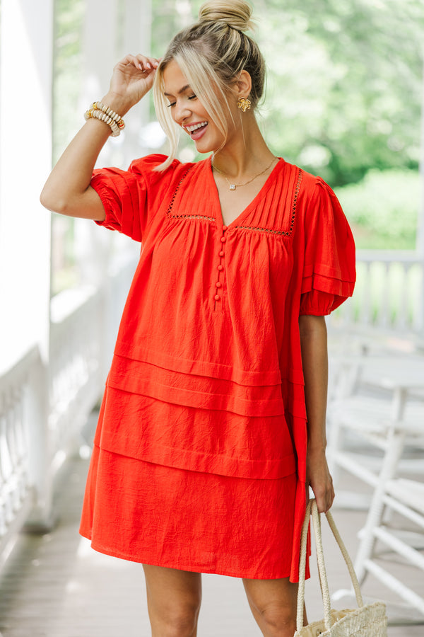 Designed For Joy Red Pleated Dress Shop the Mint Designed For Joy Red Pleated Dress Shop the Mint