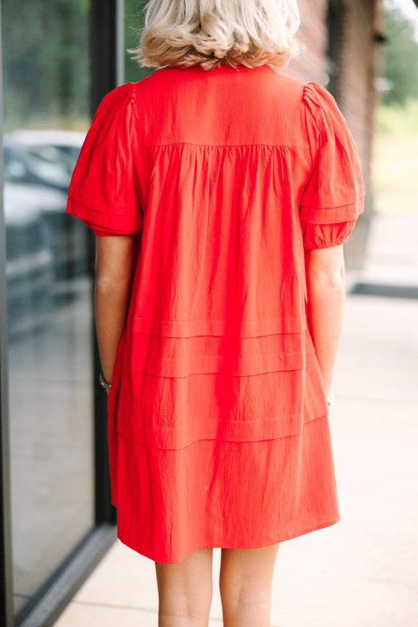 Designed For Joy Red Pleated Dress – Shop the Mint Designed For Joy Red Pleated Dress – Shop the Mint