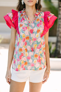floral blouses, ruffled blouses, cute blouses for women
