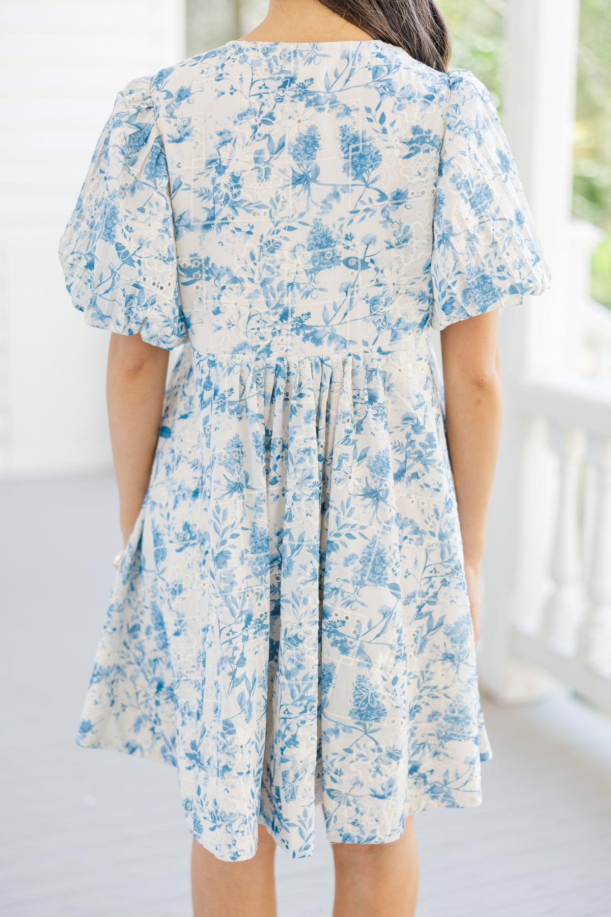 Tell It All Blue Floral Babydoll Dress – Shop the Mint