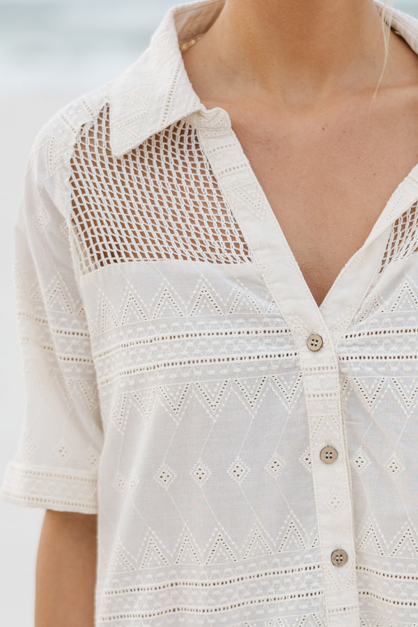 light button down tops, trendy summer tops, natural tops, boho tops