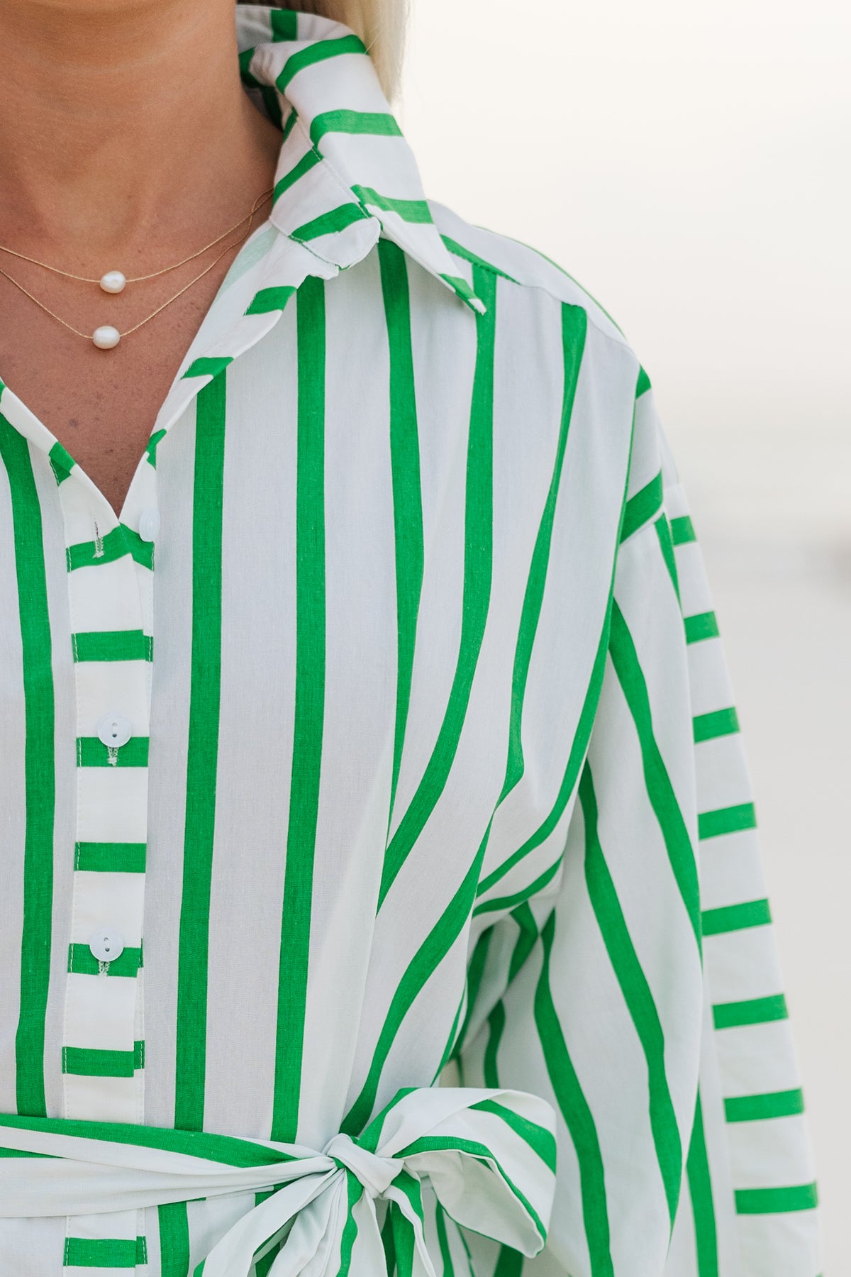Moving On Green Striped Dress – Shop the Mint