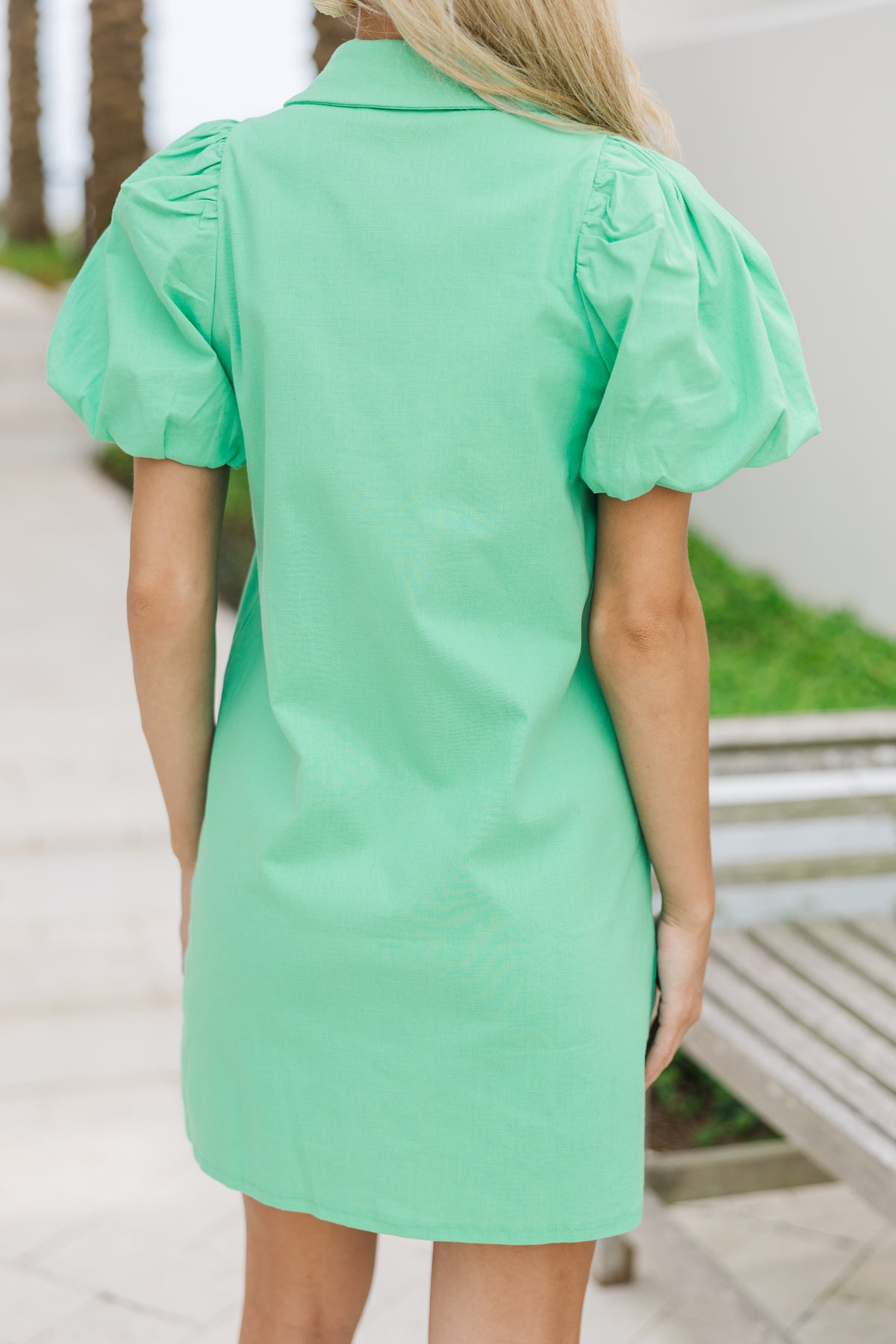 The Green Shift Dress