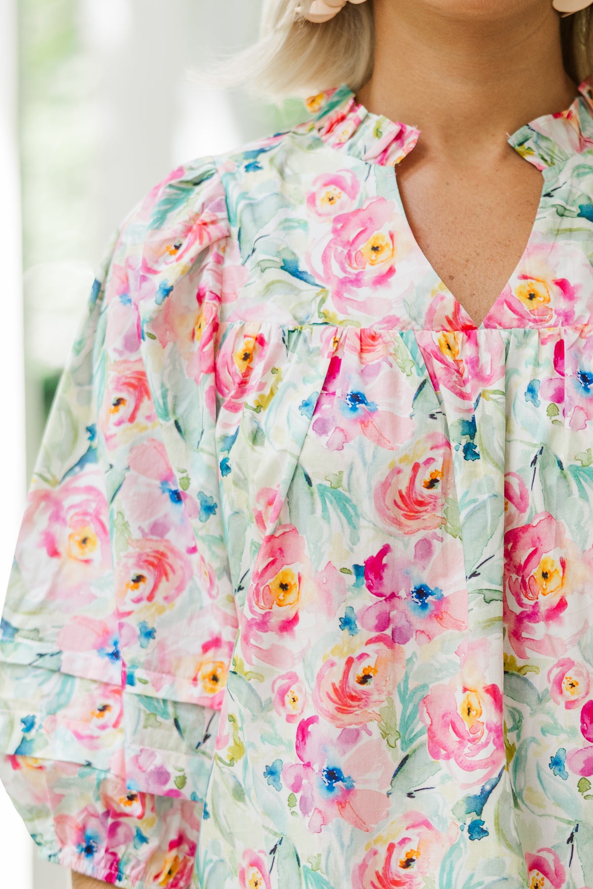 Involved Pink Get Involved Pink Floral Blouse – Shop the Mint