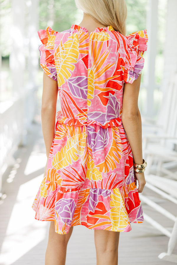 Fate: At This Time Pink Tropical Dress Shop the Mint Fate: At This Time Pink Tropical Dress Shop the Mint