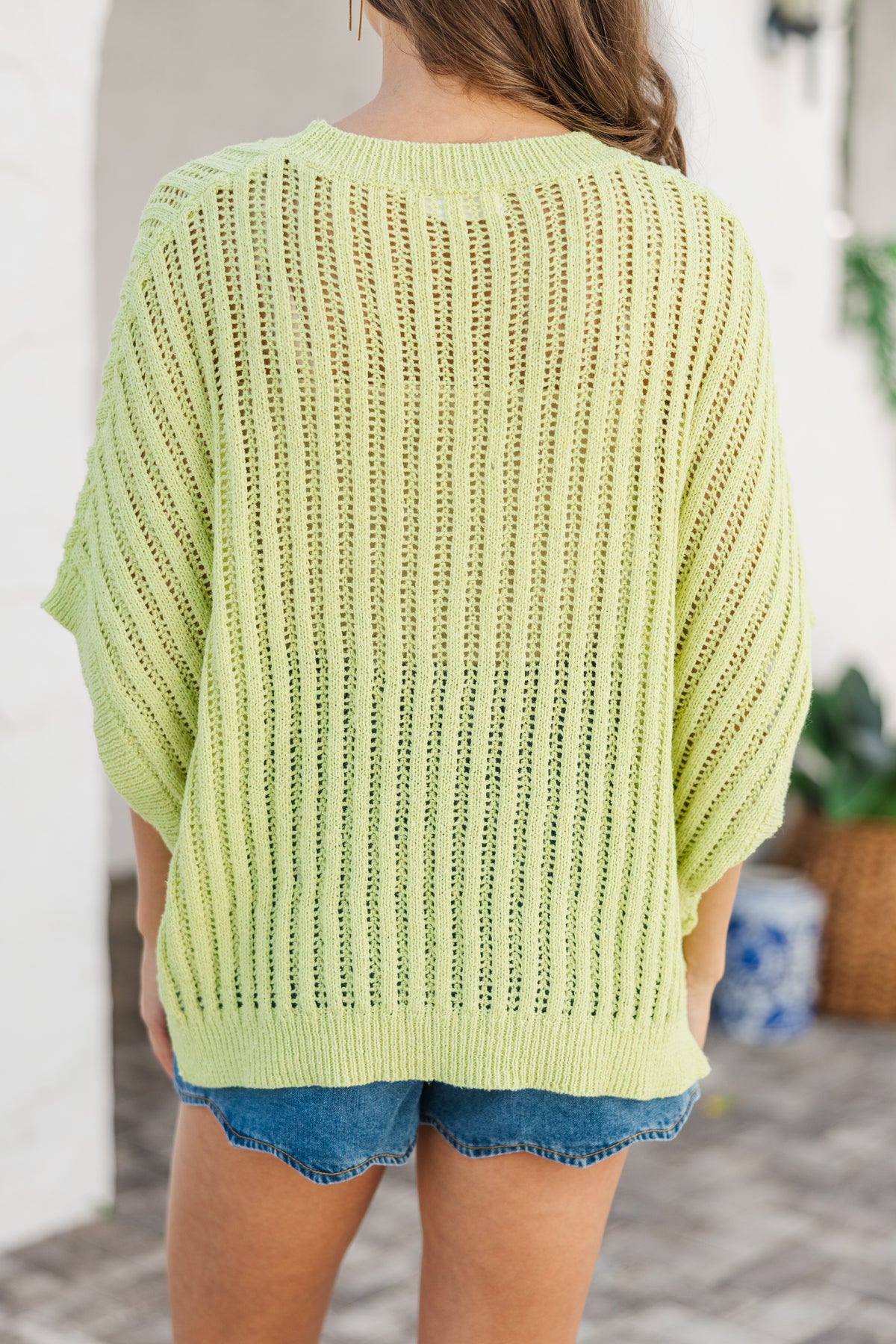 Right Where You Are Avocado Green Loose Knit Sweater – Shop the Mint