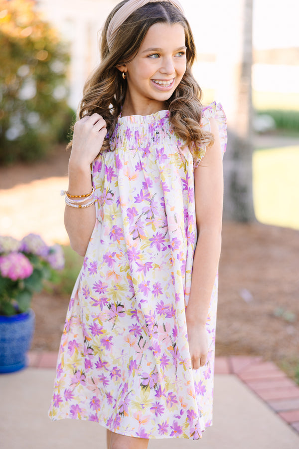 Girls: On The Lookout White Floral Dress Shop the Mint Girls: On The Lookout White Floral Dress Shop the Mint