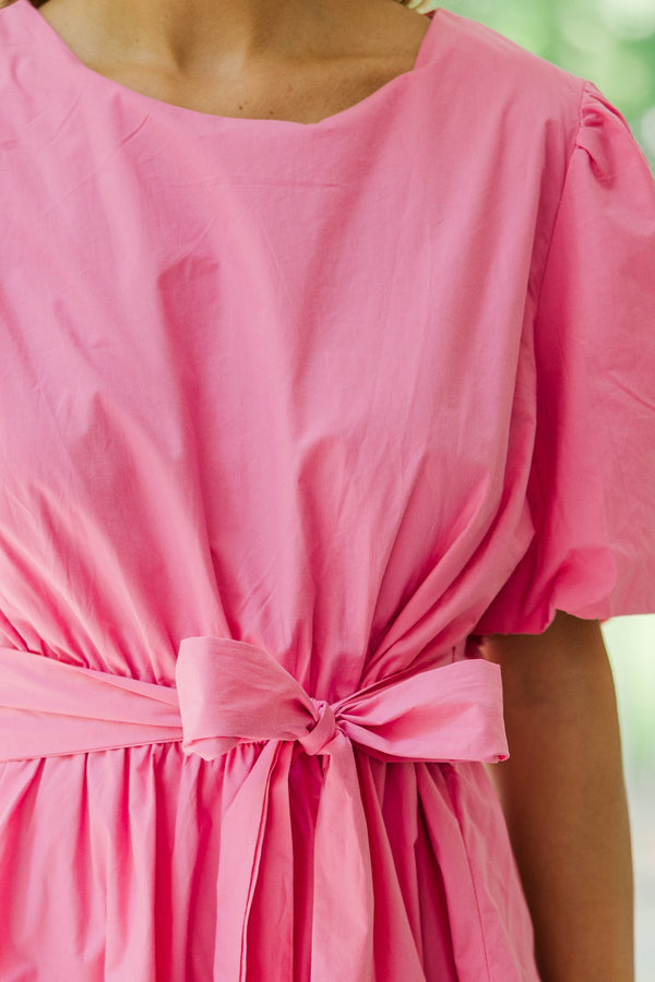 ladies pink summer dresses All True Pink Tiered Dress – Shop the Mint