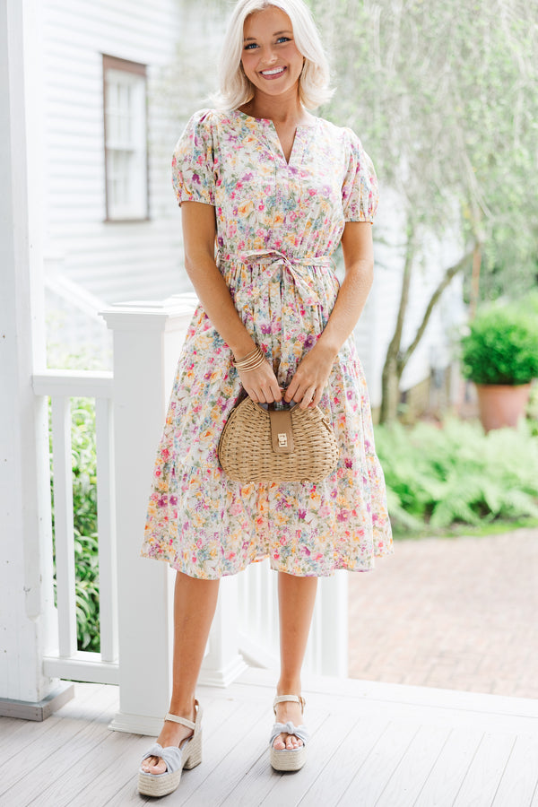 Best Days Ahead Lavender Purple Ditsy Floral Midi Dress – Shop the Mint Best Days Ahead Lavender Purple Ditsy Floral Midi Dress – Shop the Mint