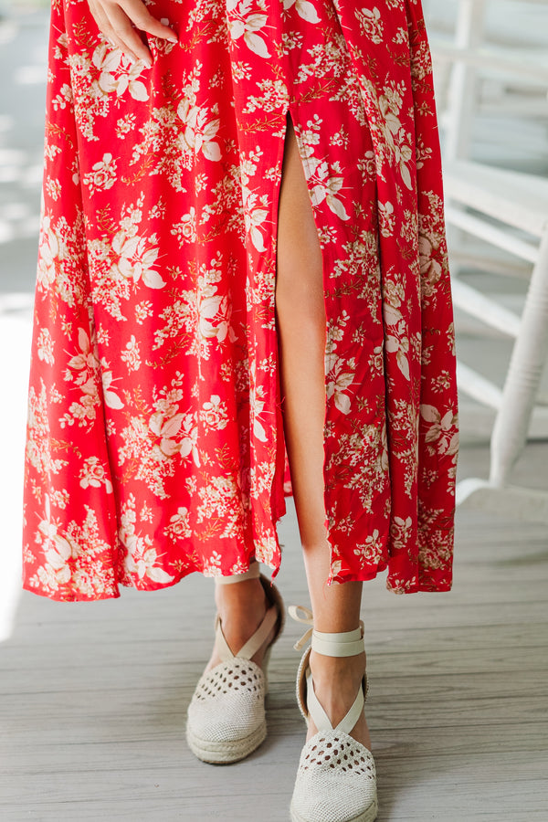 Keep You Close Red Floral Maxi Dress Shop the Mint Keep You Close Red Floral Maxi Dress Shop the Mint