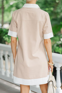 Make Your Day Oatmeal Shift Dress