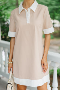 Make Your Day Oatmeal Shift Dress