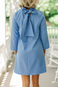 This Is It Blue Swing Dress
