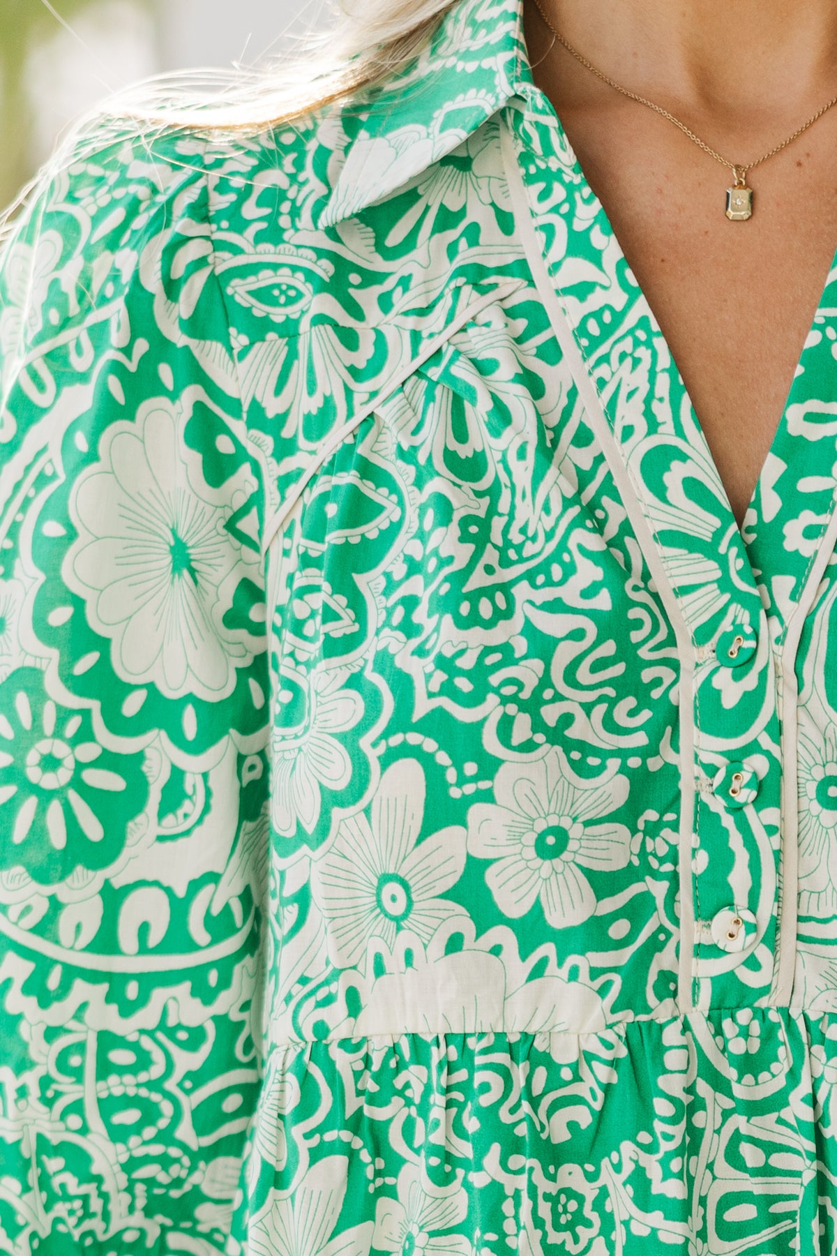 Find Your Way Green Floral Dress – Shop the Mint