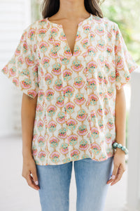 floral blouses, boutique summer blouse, shop the mint