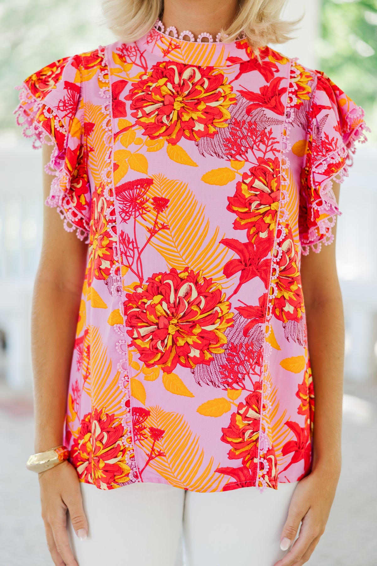 Flower Kiss Summer Blouse