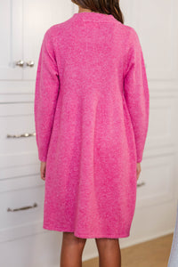 Girls: Make It Count Bubblegum Pink Sweater Dress