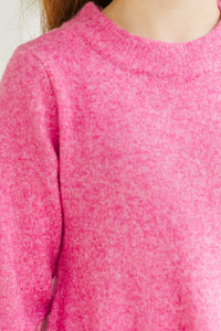 Girls: Make It Count Bubblegum Pink Sweater Dress