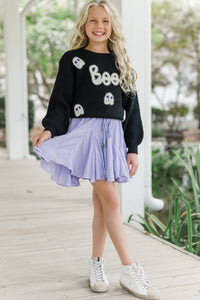 Girls: Look Your Way Lavender Purple Ruffled Skort