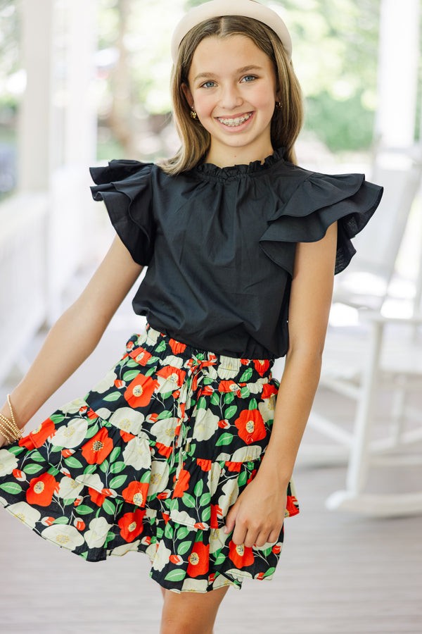 tween blouses, girls blouses, tween solid blouses, shop the mint