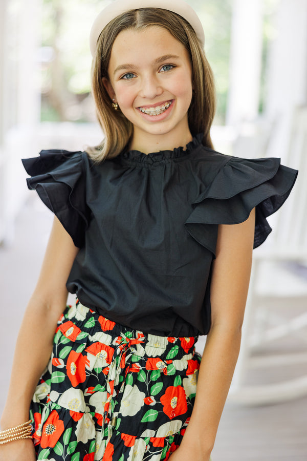 tween blouses, girls blouses, tween solid blouses, shop the mint