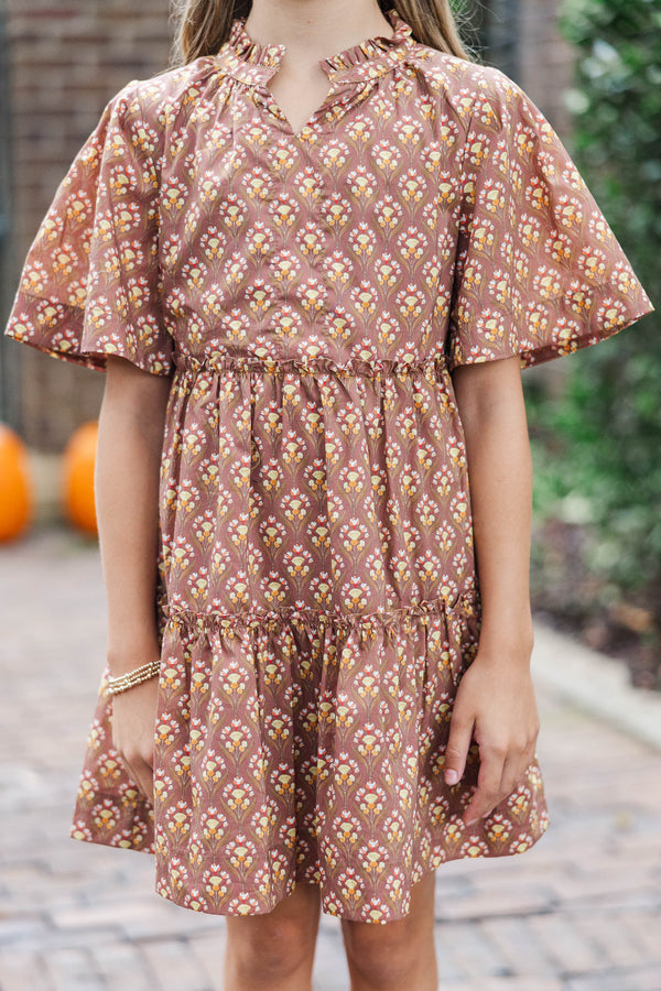 Girls: The Stephanie Brown Medallion Babydoll Dress