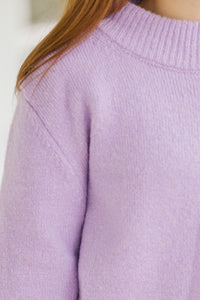 Girls: Moving Up Lavender Purple Sweater