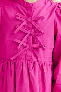 Girls: The Hope Magenta Purple Dress