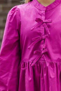 Girls: The Hope Magenta Purple Dress