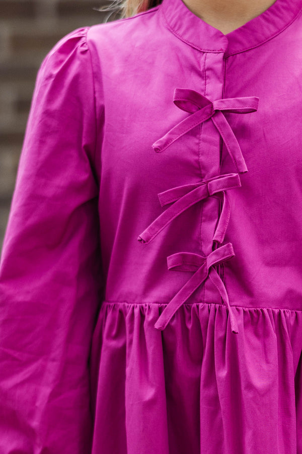 Girls: The Hope Magenta Purple Dress