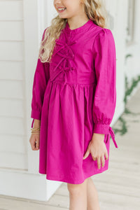 Girls: The Hope Magenta Purple Dress